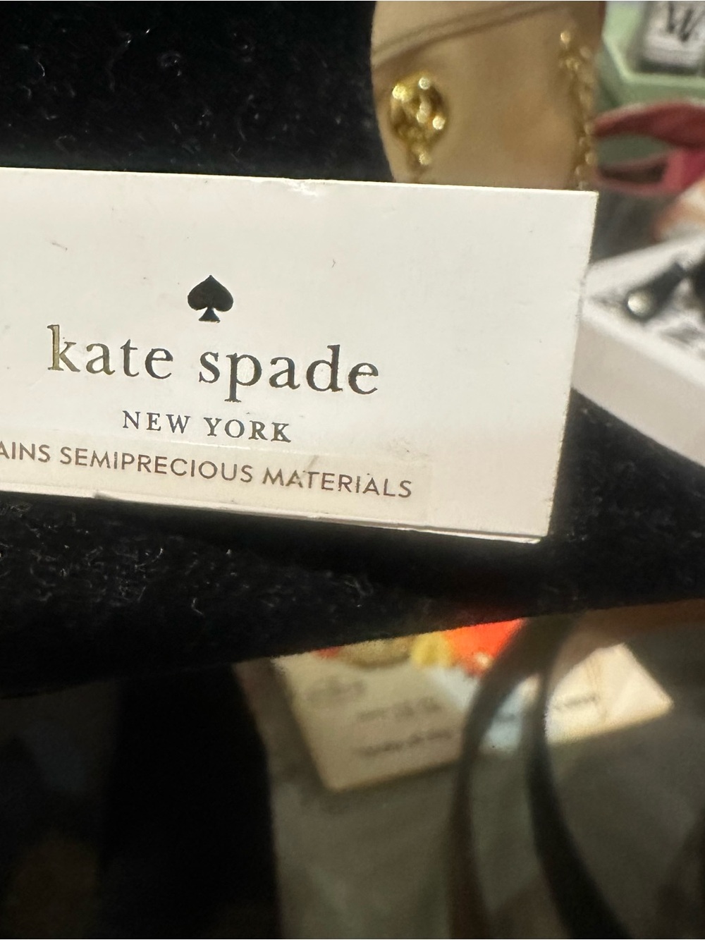 NWT Kate spade Gold-Tone Multistone Disc Necklace - Women Jewelry - Picture 7 of 9